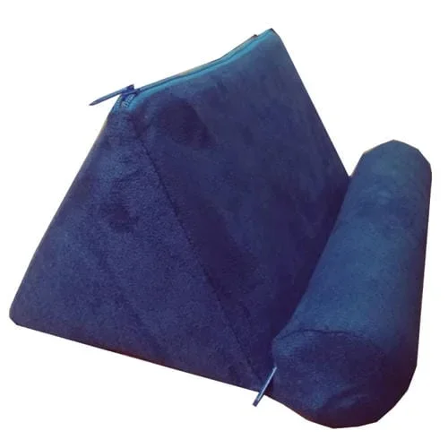 Almohada soporte teléfono y tableta cojín para automóvil (Azul Real)