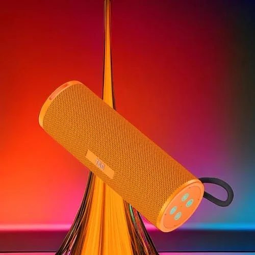 Altavoces impermeables para exteriores T&G Tg-421 RGB Bluetooth (Naranja)
