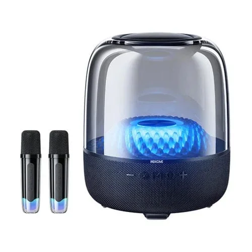 Altavoz Bluetooth de Escritorio Wekome Beluga D16 Spiritful Island con Dos Micrófonos (Negro)