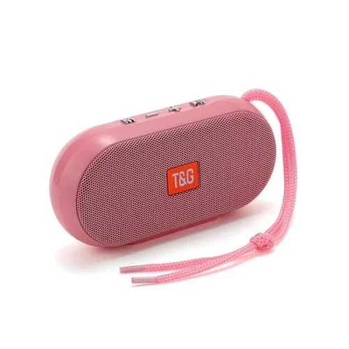 Altavoz Bluetooth T&G Tg179 Inalámbrico Multifuncional para Exteriores (Rosa)