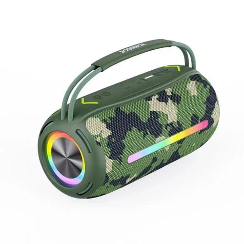 Altavoz Bluetooth T&G X360 20W Rgb Estéreo 3D Portátil Para Exteriores (Camuflaje)