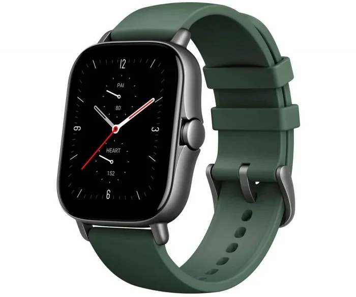 Amazfit GTS 2e 4,19 cm (1.65″) AMOLED 43 mm Digital Pantalla táctil Verde GPS (satélite)