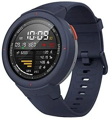 Amazfit Verge- Smartwatch Multisport con Alexa integrada, Bisel de cerámica pulida, Cristal de zafiro 2.5D, Resistente al agua hasta 50 metros, VO2 max, hasta 5 días de batería