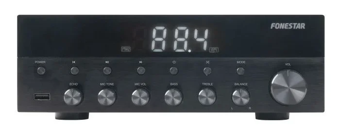 Amplificador Estereo HiFi BT/USB/FM 15+15Wrms