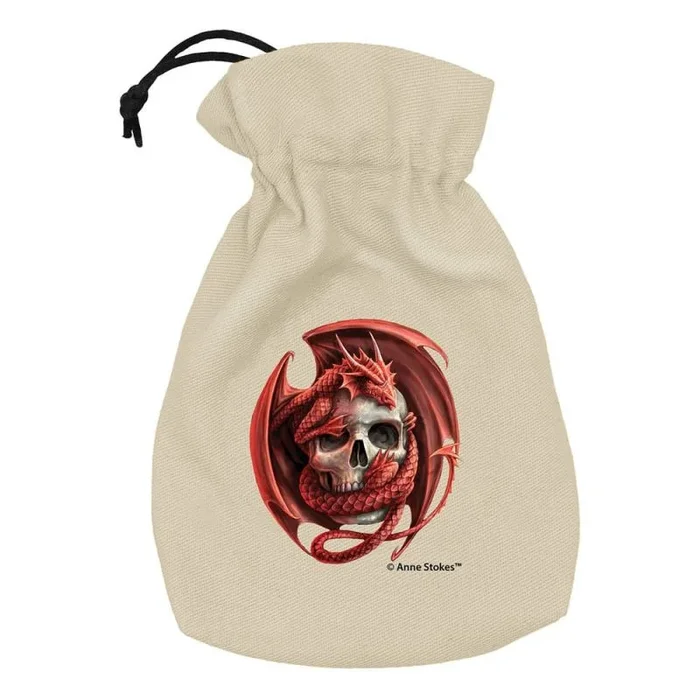 Anne stokes bolsa de dados skull embrace