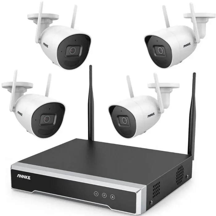 Annke n48whs+i51ce*4 überwachungskameraset 4 kameras mit recorder