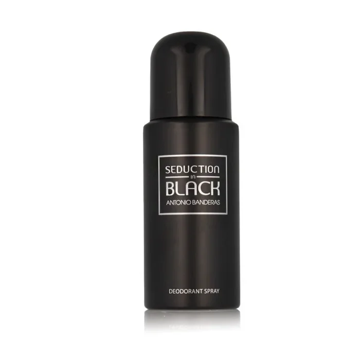 Antonio Banderas Desodorante en spray Seduction In Black para hombre, 5,1 oz
