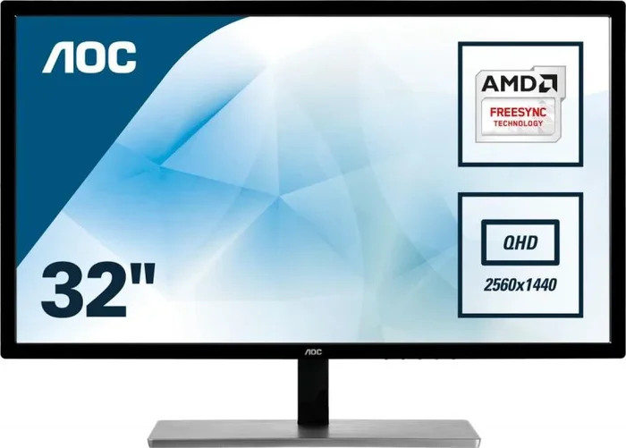 AOC 79 Series Q3279VWF pantalla para PC 80 cm (31.5″) 2560 x 1440 Pixeles Quad HD LED Negro, Plata