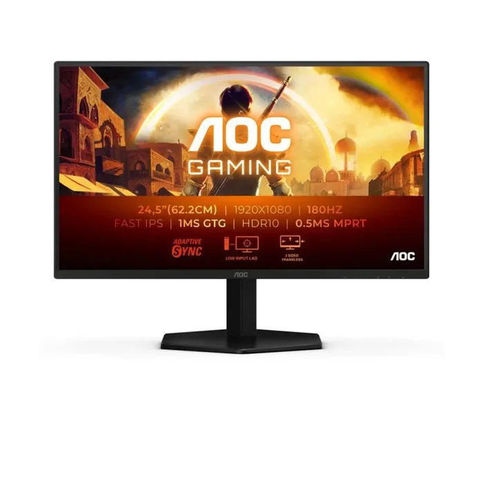 AOC G4 25G42E pantalla para PC 62,2 cm (24.5″) 1920 x 1080 Pixeles Full HD LED Negro, Rojo