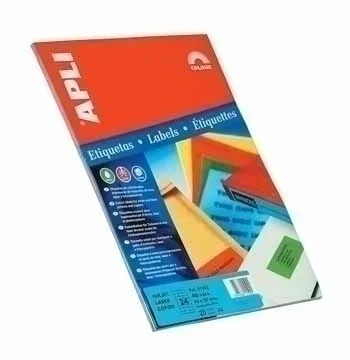 APLI Self-adhesive labels 70 x 37mm Green etiqueta autoadhesiva Verde 480 pieza(s)