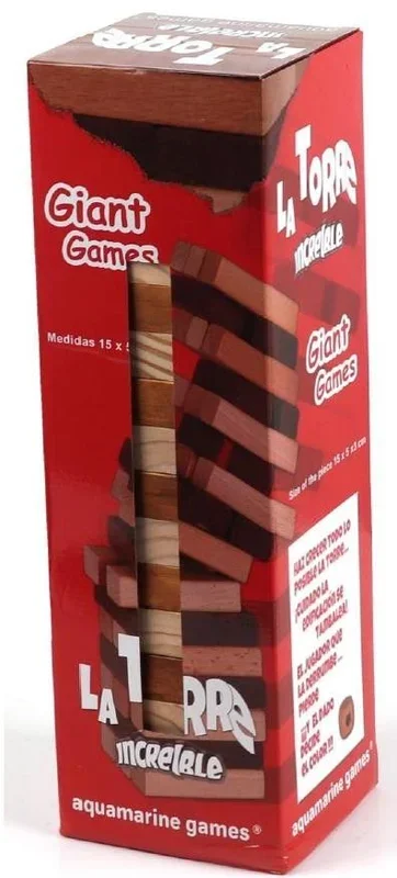 Aquamarine games CP0046 La Torre Increible Gigante de Aquamarine, Multicolor, NO-Value (COMPUDID S.L