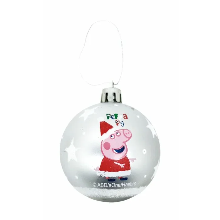 ARDITEX PP14020 Pack de 10 Bolas árbol de Navidad diámetro 6cm. de EONE-Peppa Pig