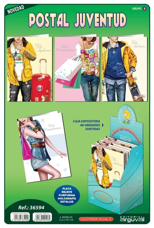 Arg postal -juventud- (x48) (36594)