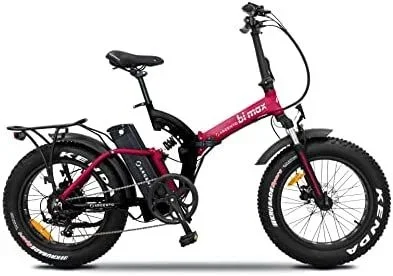 Argento e-Mobility BiMax Negro, Rojo Aluminio Talla única 50,8 cm (20″) 27,7 kg Ión de litio