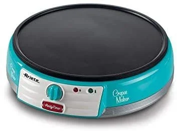 Ariete 0202 crepera 1 crep(s) 1000 W Azul, Plata, Blanco