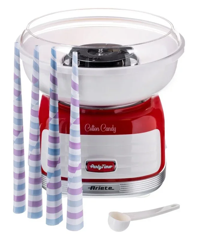 Ariete Cotton Candy Máquina para Hacer azúcar, 500 W, Rojo