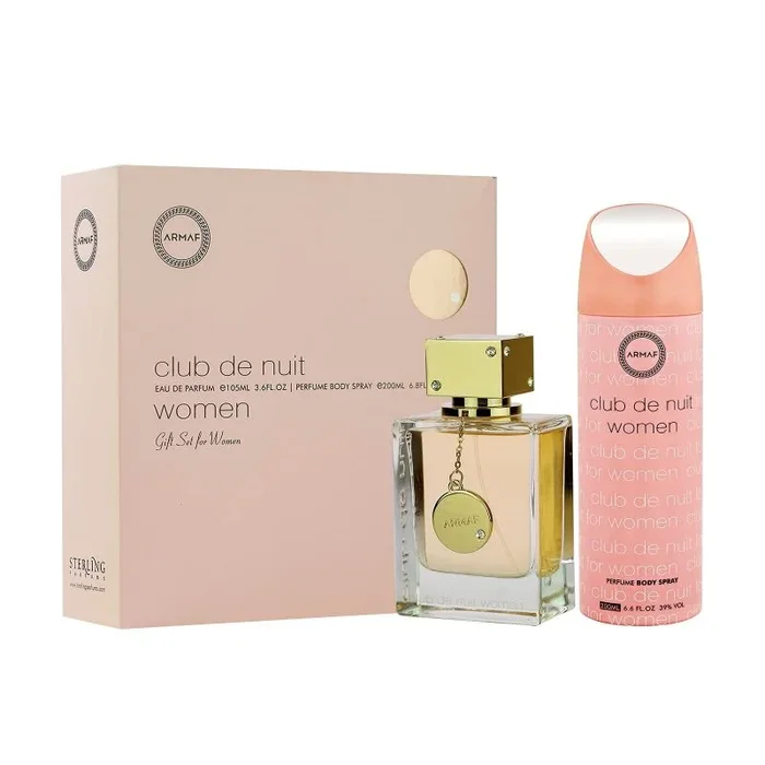 Armaf club de nuit woman gift set 105ml edp + 200ml body spray