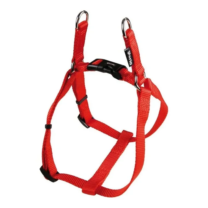 Arnés para perro gloria liso ajustable m 47-71 cm rojo