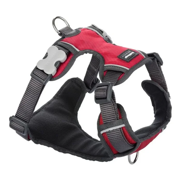 Arnés para perro red dingo acolchado rojo m
