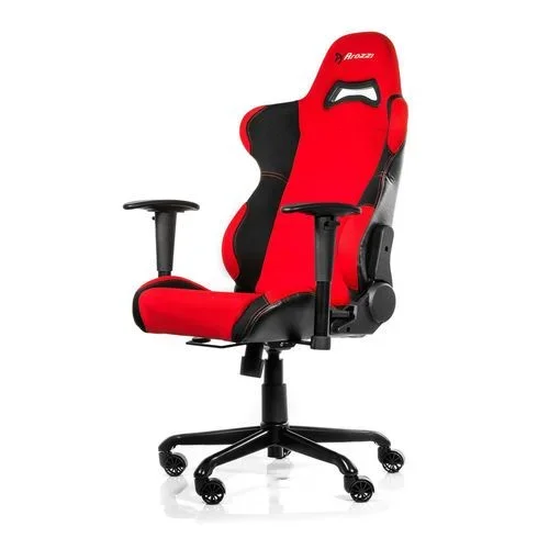 Arozzi Torretta Silla para videojuegos universal Asiento acolchado Negro, Rojo