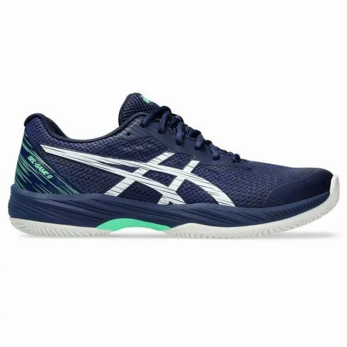 Asics Gel-Game 9 Clay/OC, Sneaker Hombre, BLU Expanse Bianco, 40 EU