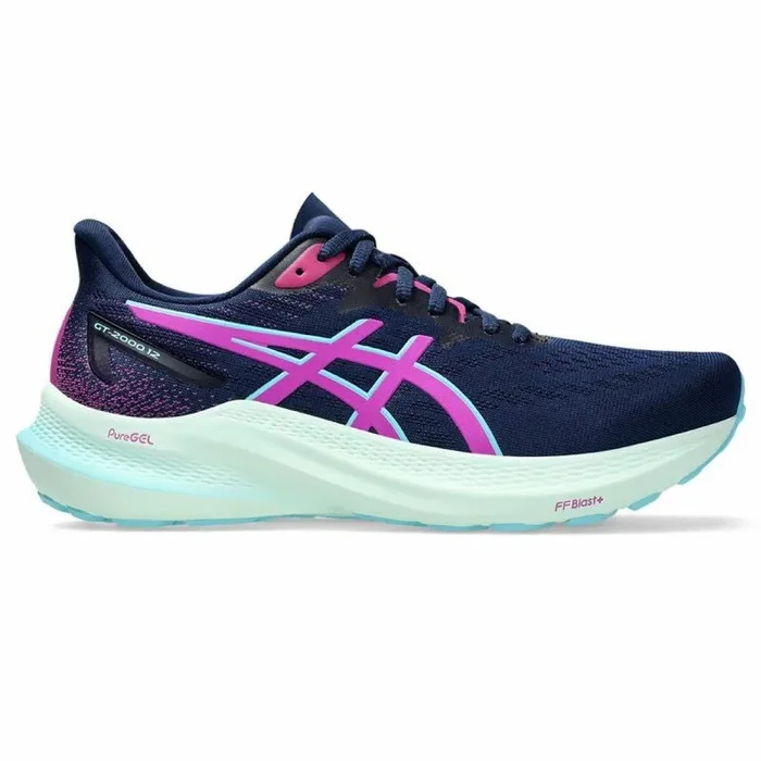 Asics GT-2000 12, Sneaker Mujer, Blue Expanse Bold Magenta, 38 EU