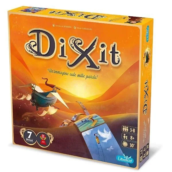 Asmodee LIBDIX01IT Dixit – Juego de mesa para toda la familia, edición italiana, multicolor, base Gioco – Versión italiana