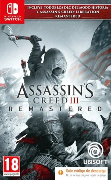 Assassin Creed III Remastered(Código en Caja) Switch