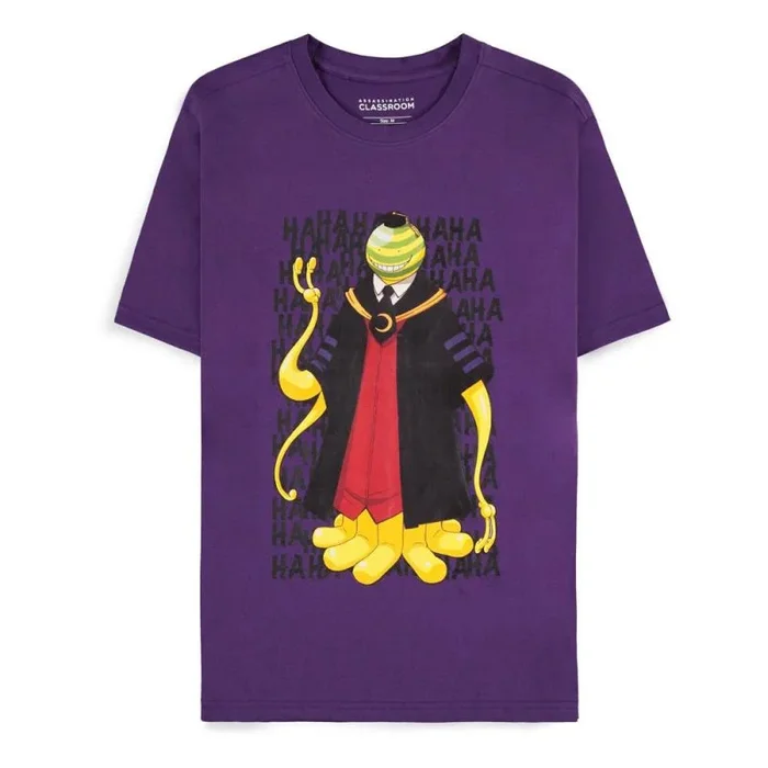 Assassination classroom camiseta koro-sensei purple talla xl
