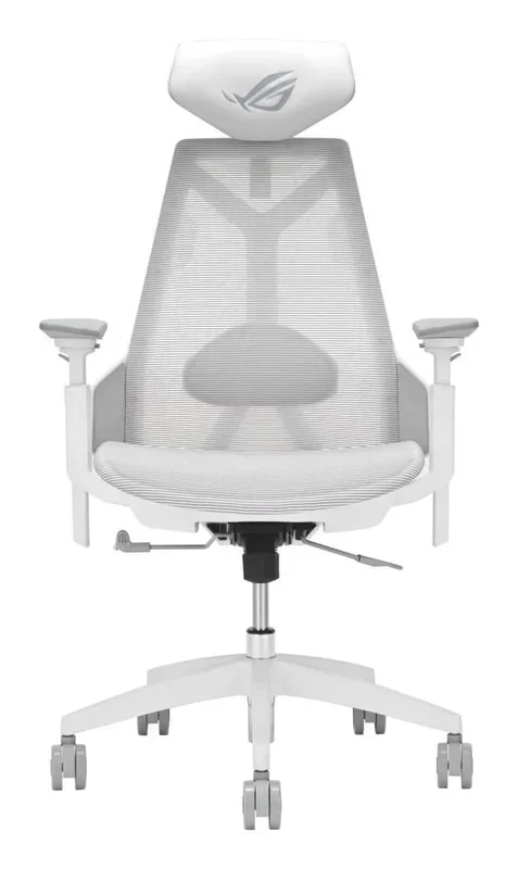 ASUS ROG Destrier Ergo Core White Silla para videojuegos de PC Asiento de malla Blanco