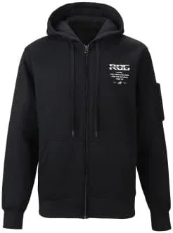 ASUS Rog Pixel Game Jacket XXL Sudadera con Capucha, Negro, Unisex Adulto