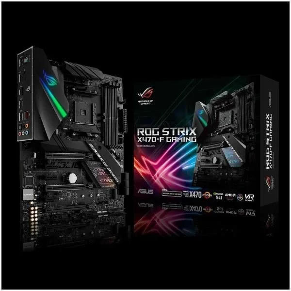ASUS ROG STRIX X470-F GAMING AMD X470 Zócalo AM4 ATX