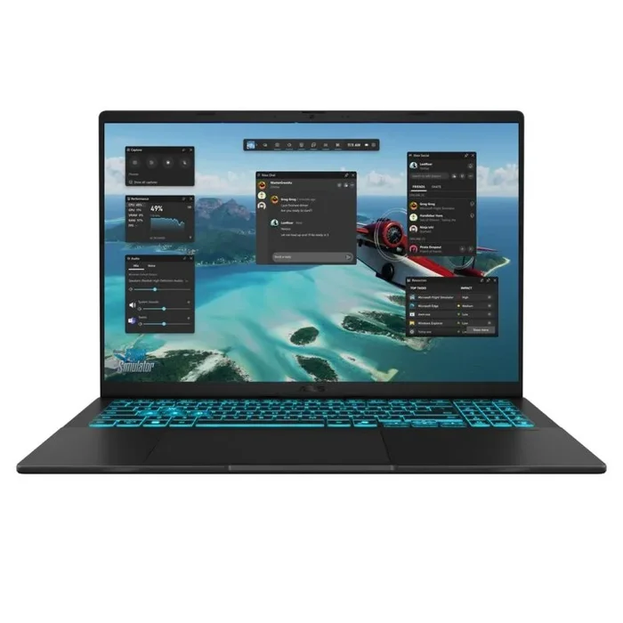 Asus v16 v3607vm-rp007w core 7 240h 16.0″ wuxga 144hz 300nits ag 16gb ddr5 ssd1tb geforce rtx 5060 8gb wlan+bt cam1080p 63whrs win11 black