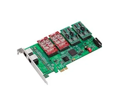 Atcom axe800pn pci-e 8x fxo/fxs enhanced card mainboard, pci express interface,(modules not included)