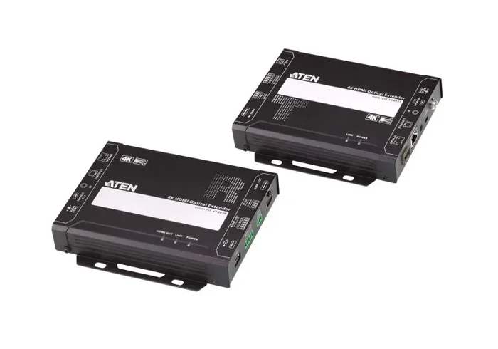 Aten extensor óptico hdmi 4k 4k a 300 m (k1, mm) / 10 km (k2, sm)