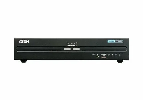 Aten switch kvm seguro hdmi dual display usb de 2 puertos (compatible con pss pp v3.0)