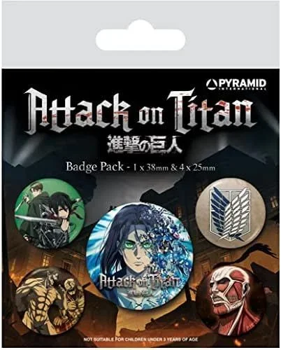 Attack On Titan S4 – Paquete de insignias