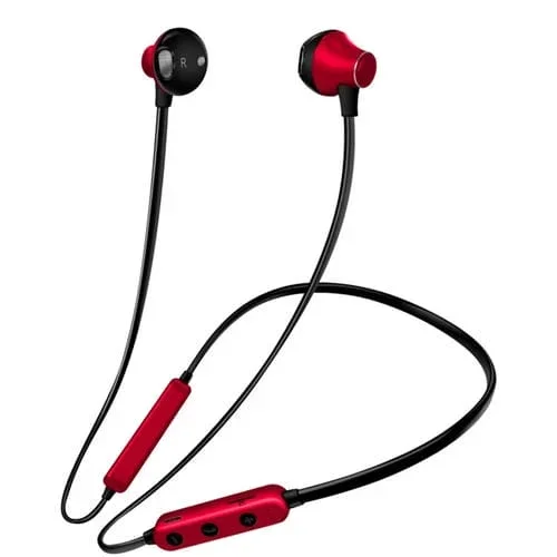 Auricular Inalámbrico Mg-G18 Bluetooth 4.2 Sport Tarjeta De Soporte (Negro Rojo)