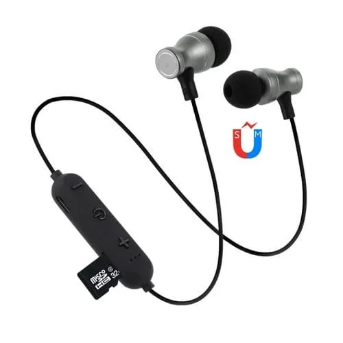 Auriculares Bluetooth F11 Bluetooth 4.2 Diseño Cuello Colgante Control Volumen Respuesta (Negro)