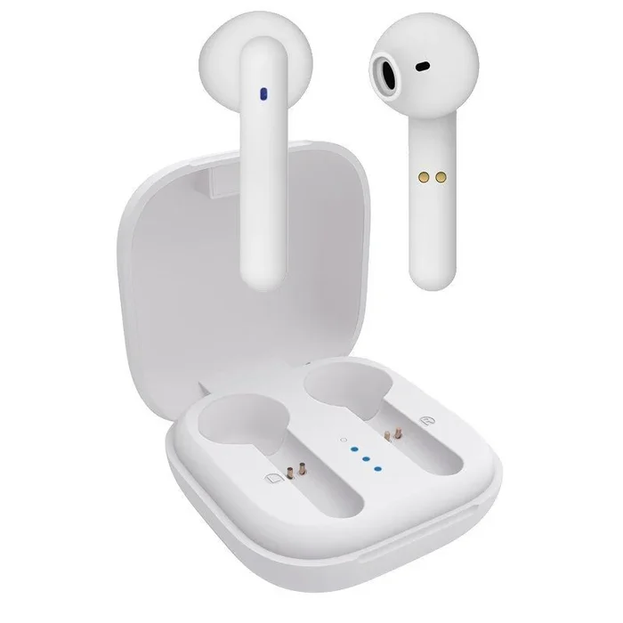 Auriculares bluetooth vivanco urban pair con estuche de carga/ autonomía 4h/ blancos