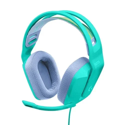 Auriculares de Juego Logitech G335 Con Cable Plegable Y Micrófono (Verde)