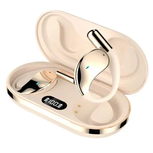 Auriculares Inalámbricos Deportivos Abiertos Bluetooth Q39 (Color Piel)