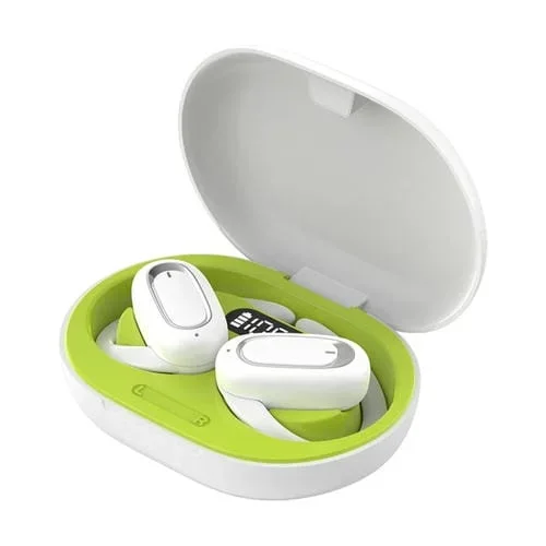 Auriculares Inalámbricos T35 Ows Bluetooth 5.3 Reducción Ruido Llamada Gancho Ajustable (Blanco)