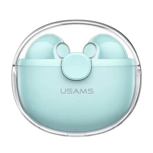 Auriculares inalámbricos Usams BU12 TWS Half In-Ear Bluetooth 5.1 (Verde)