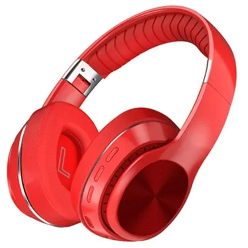 Auriculares Inalámbricos Vj320 Bluetooth 5.0 Plegables Montados En La Cabeza Compatible Tarjeta Tf Micrófono (Rojo)
