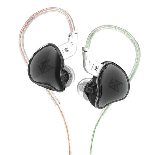 Auriculares Intrauditivos Kz-Edc Hifi con Cable de Subwoofer 1,2 m sin Micrófono (Negro)