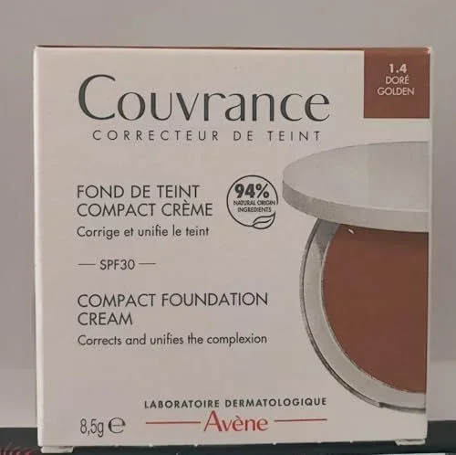 Avene Couvrance Base de Maquillaje en Crema Compacta 1.4 Dorado 8,5g.