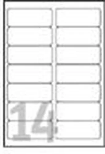 Avery Clear Address Label – Laser – L7563 Transparente