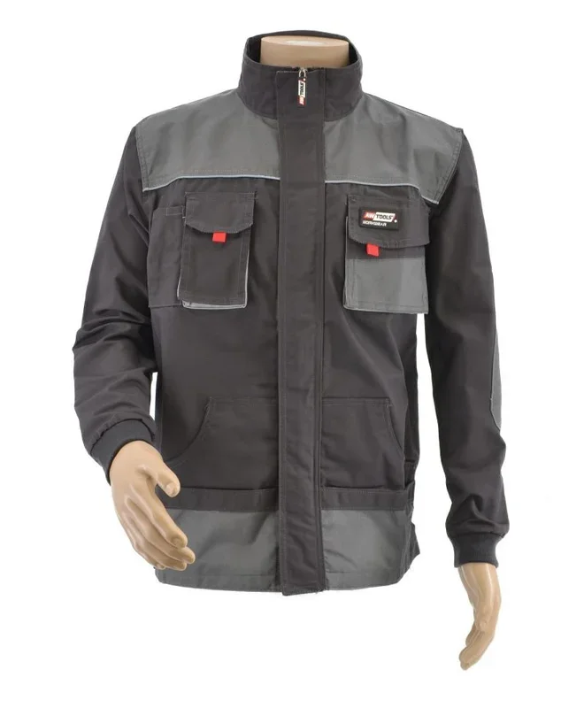 AWTOOLS Bluza Robocza T1/L, chaqueta de trabajo, protección y comodidad, ideal para trabajos industriales, resistente, con cierre y bolsillos, talla L, alta durabilidad.