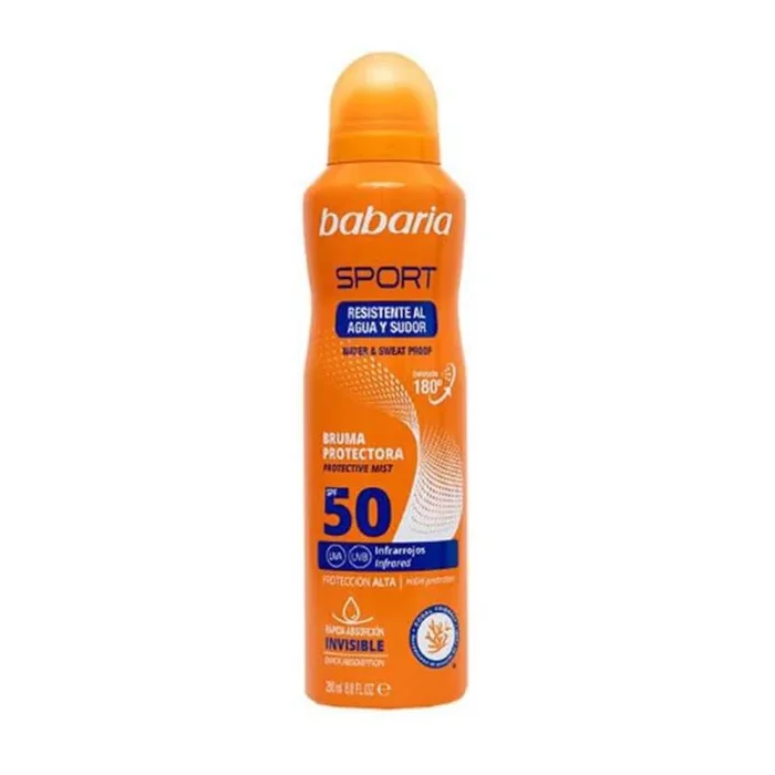 Babaria sport bruma protectora spf50 200ml vaporizador